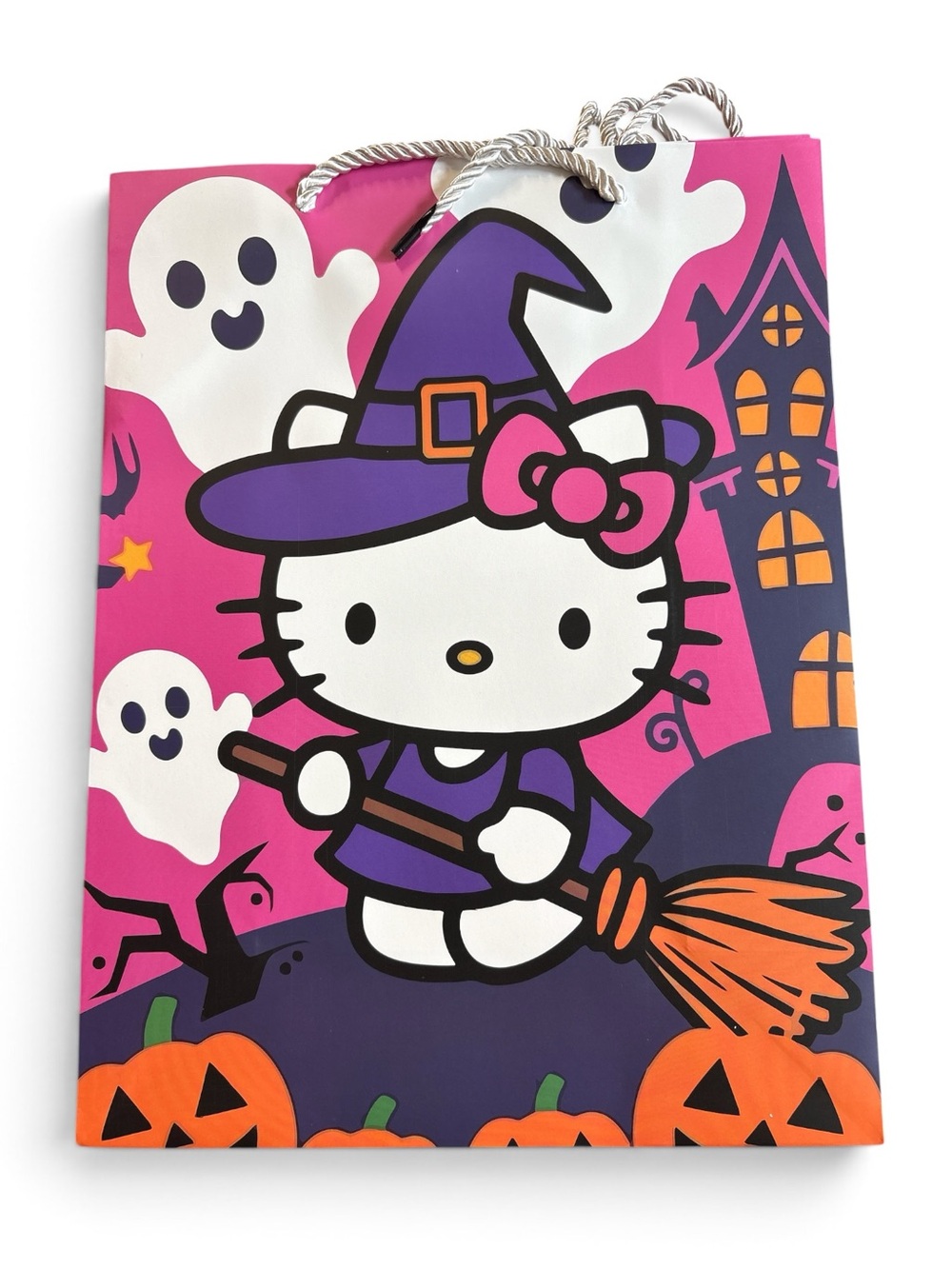 Hello Kitty Purple Witch Costume Tote Bag
